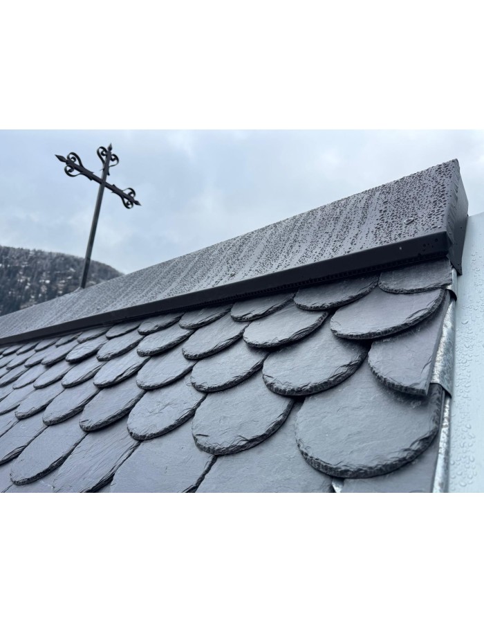 Telha de Ardósia Rundschuppen – Padrão Alpino Europeu